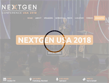 Tablet Screenshot of nextgenconference.org